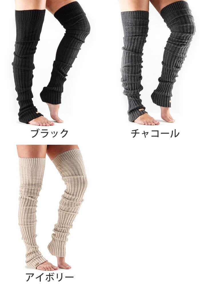 toesox Knee High/Thigh High Leg Warmers for Women, Ballet and Yoga - 80s Accessories for Women - Image 2